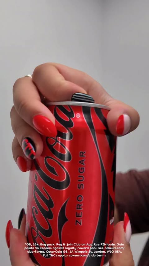 Instagram post by @roopavyas for trnd. Caption reads: [...] #CocaColaLoyalty @cocacolaeurope @trnduk.