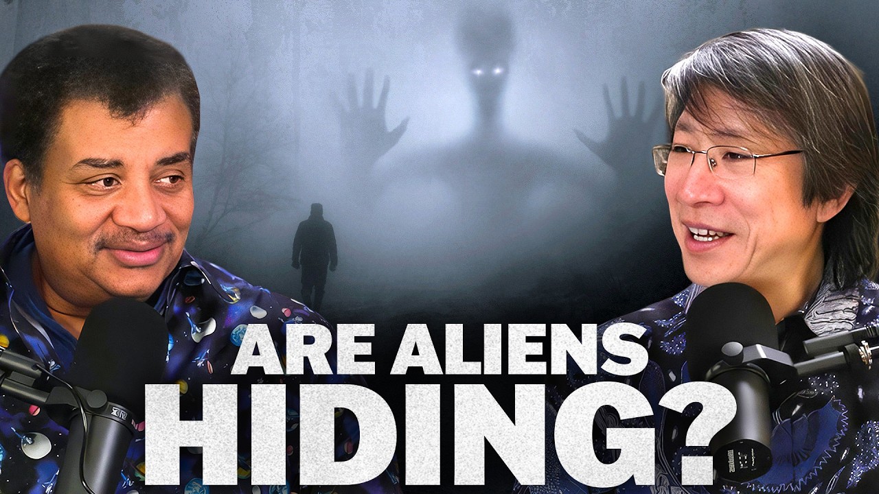 YouTube post by @StarTalk for Ground Up. Caption reads: Answering Questions All About Aliens, with Charles....