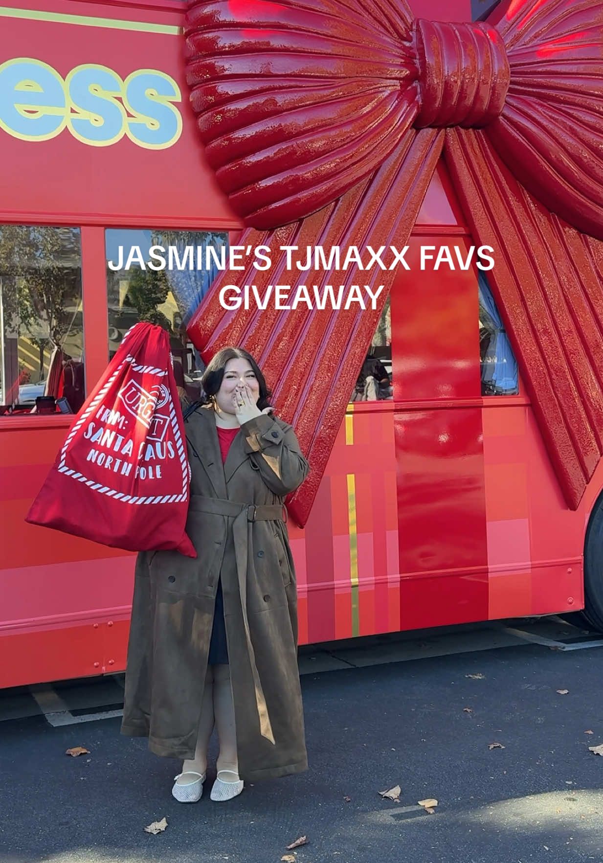 TikTok post by @all.things.jas for TJ Maxx. Caption reads: giveaway closed 🫶🏻🫶🏻🫶🏻🫶🏻🫶🏻 forehead....