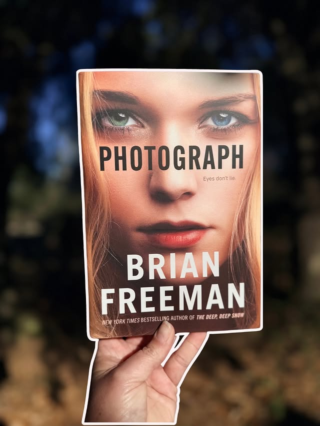 Instagram post by @dana.loves.books for Blackstone Publishing. Caption reads: Photograph Brian Freeman This one is an emotional....