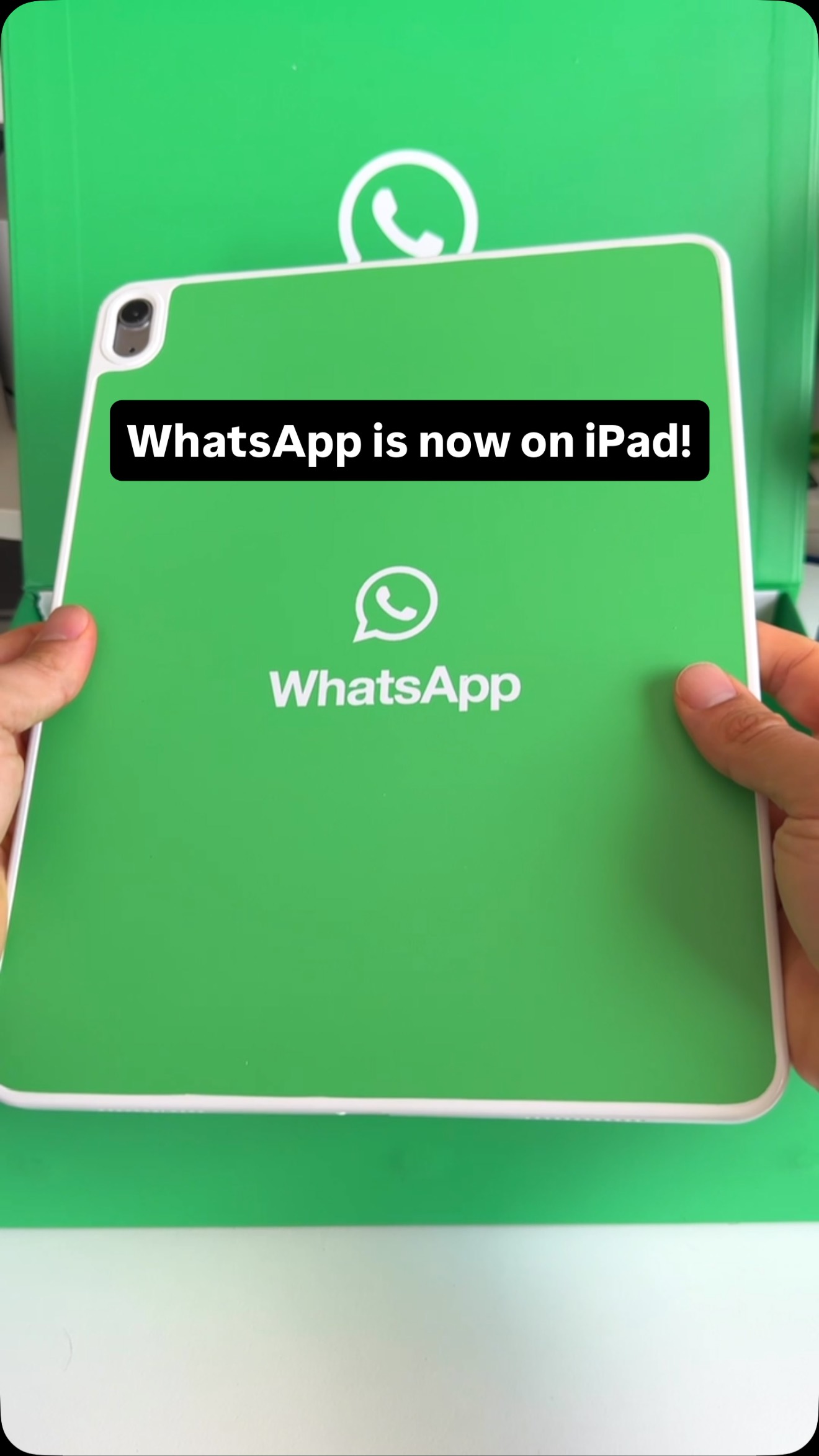 Instagram post by @appledsign for WhatsApp. Caption reads: It was about time, right?
______
#whatsapp....