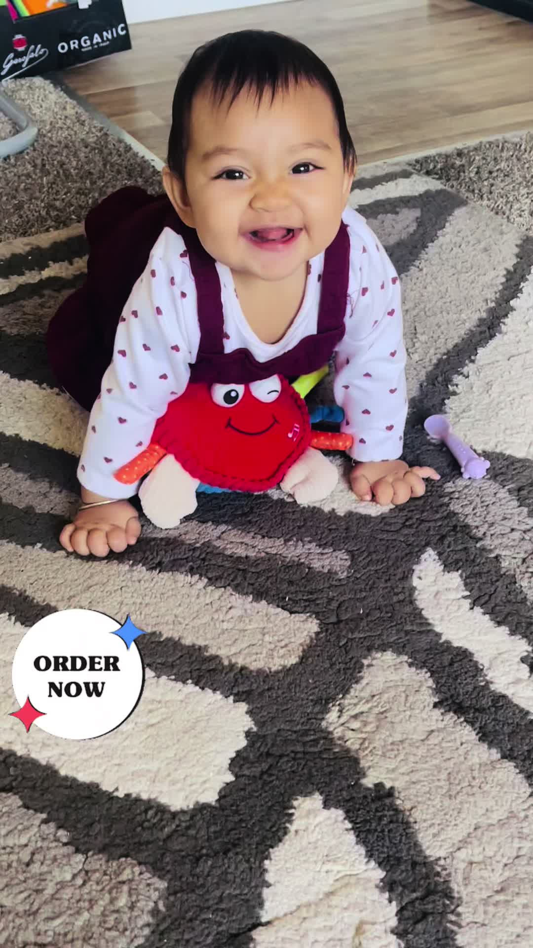 TikTok post by @innairabhandari for Hahaland. Caption reads: Baby toys #hahalandkids @Hahaland #foryou #kids....