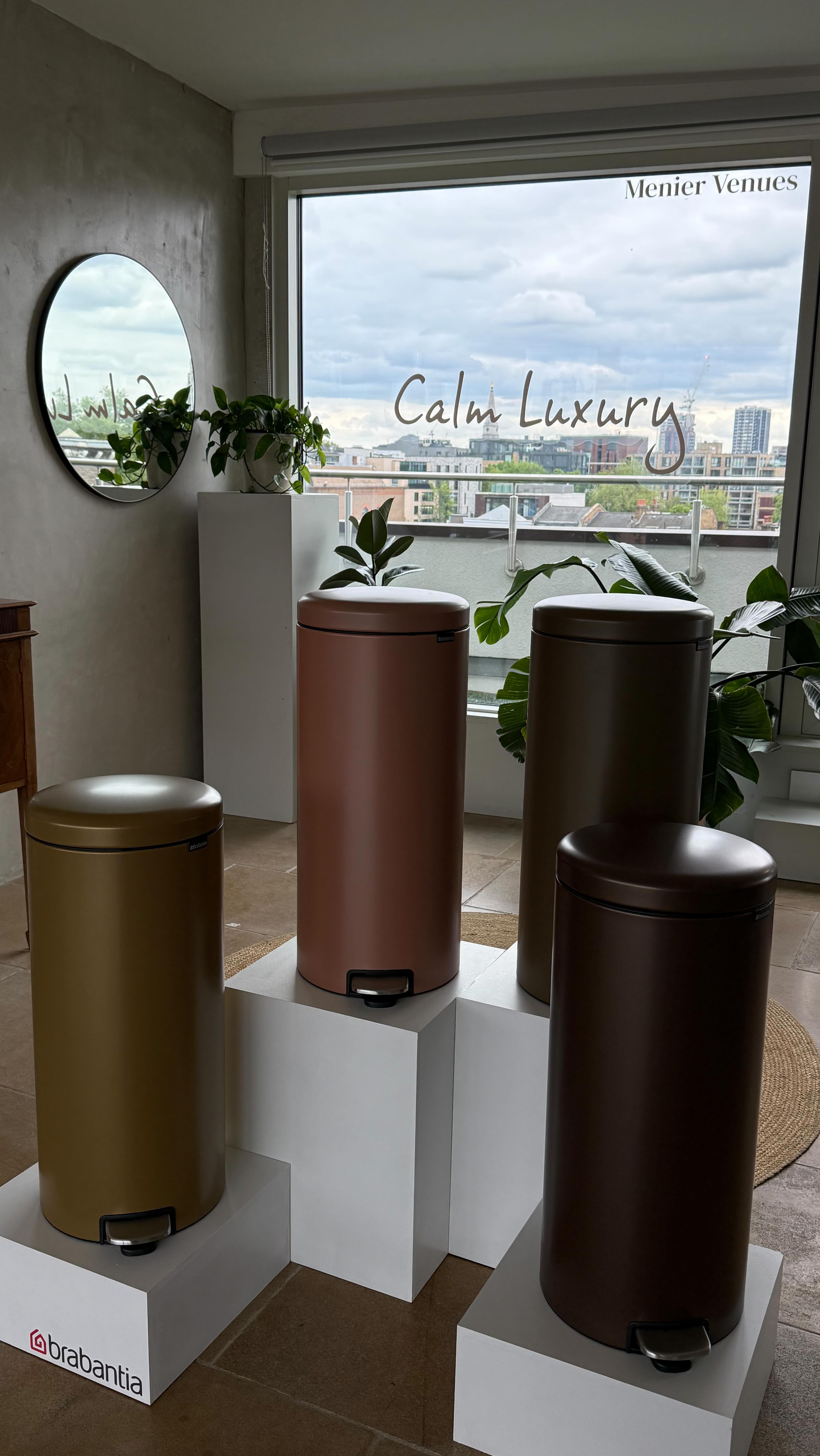 Instagram post by @fenloninteriors for Brabantia. Caption reads: Did you know the way we see our dream home is....