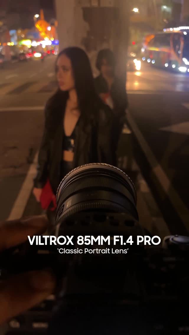 Instagram post by @sarrrahsulaiman for Viltrox. Caption reads: My experience with the VILTROX 85MM F1.4 PRO. This....
