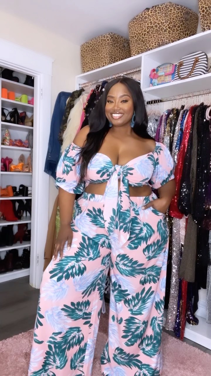 Instagram post by @tiffythefashionslayer for REBDOLLS. Caption reads: The weather is getting hot, but the styles this....