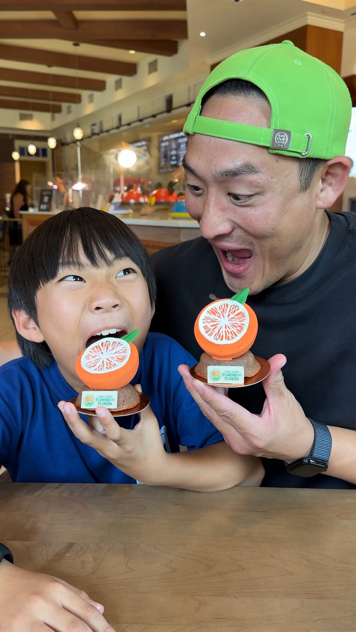 Instagram post by @thecrunchbros for Disney. Caption reads: @DisneySprings Flavors of Florida is officially....