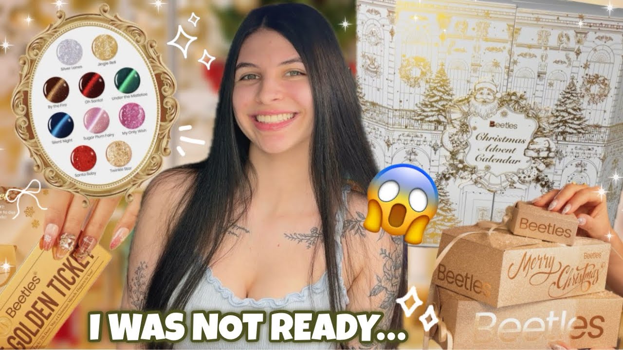 YouTube post by @NailedByBrandi for BeetlesGelPolish. Caption reads: [...] Nov 20th to Dec 1st! ‪@beetlesgelpolish‬....