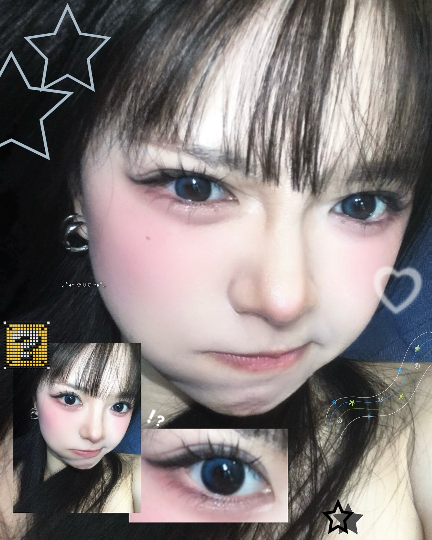 Instagram post by @ss_more00 for lenssis jp. Caption reads: #협찬 #広告 @lenssis.jp....