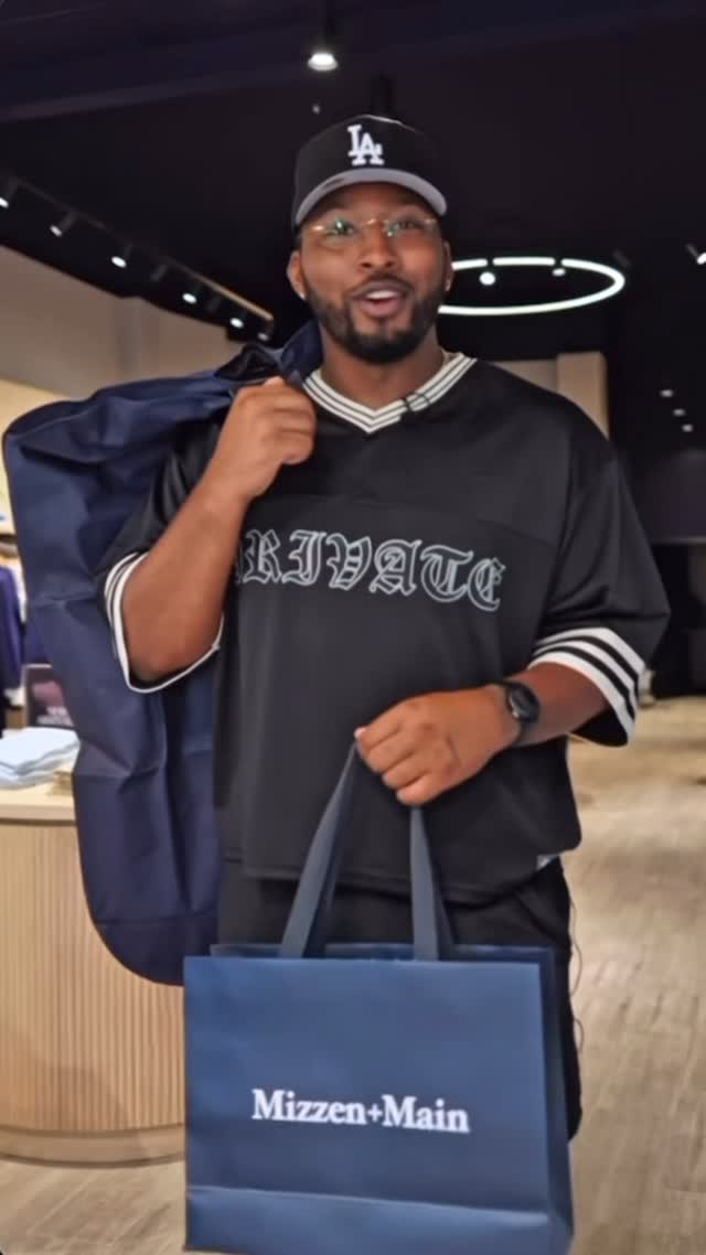 Instagram post by @king.mcclure for Mizzen+Main. Caption reads: This year for the NBA Draft, I partnered with....