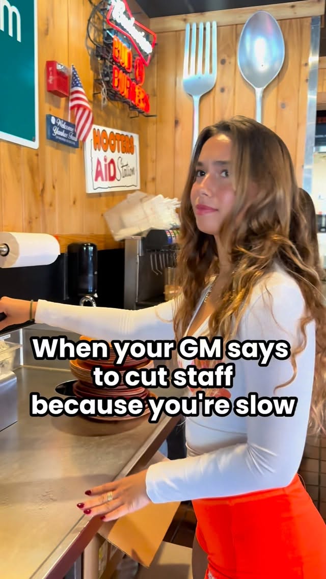 Instagram post by @uncensoredmiami305 for Hooters. Caption reads: Taking things literally… 🔪
Hooters Boca Raton- on....