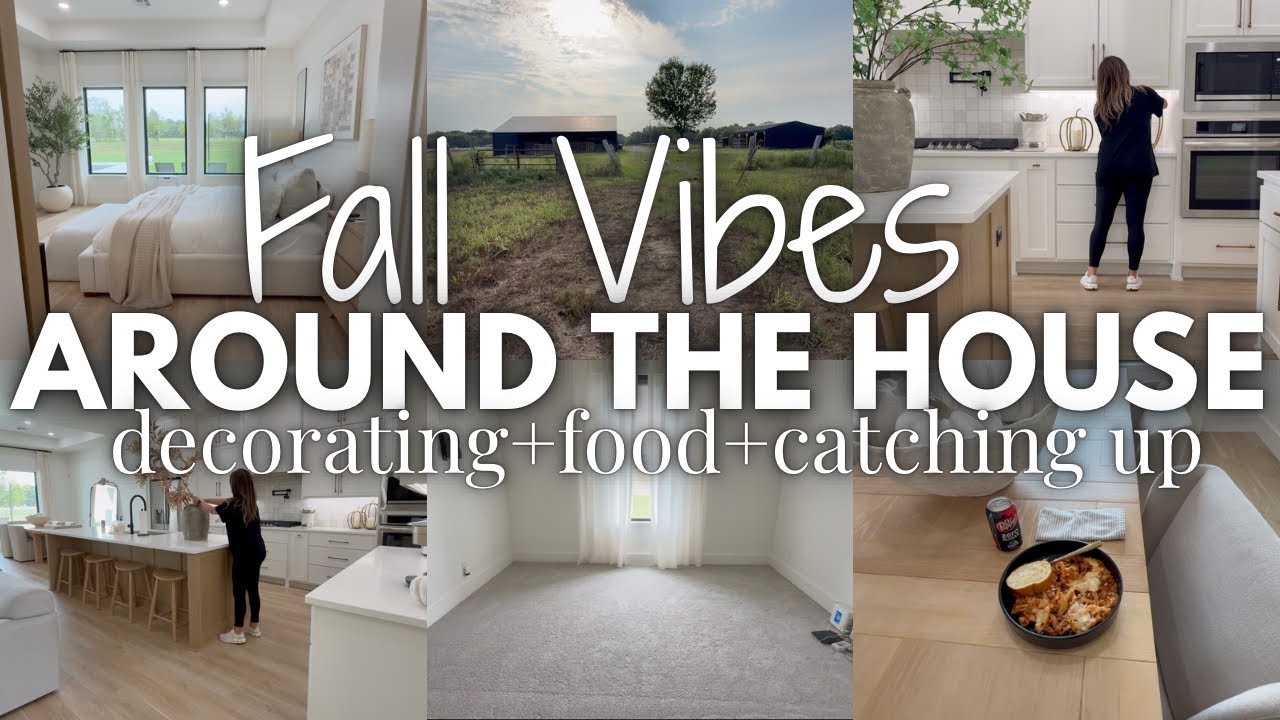 YouTube post by @TilVacuumDoUsPart for Boutique Rugs. Caption reads: REALISTIC FALL DAY AROUND THE HOUSE | 2025 FALL....