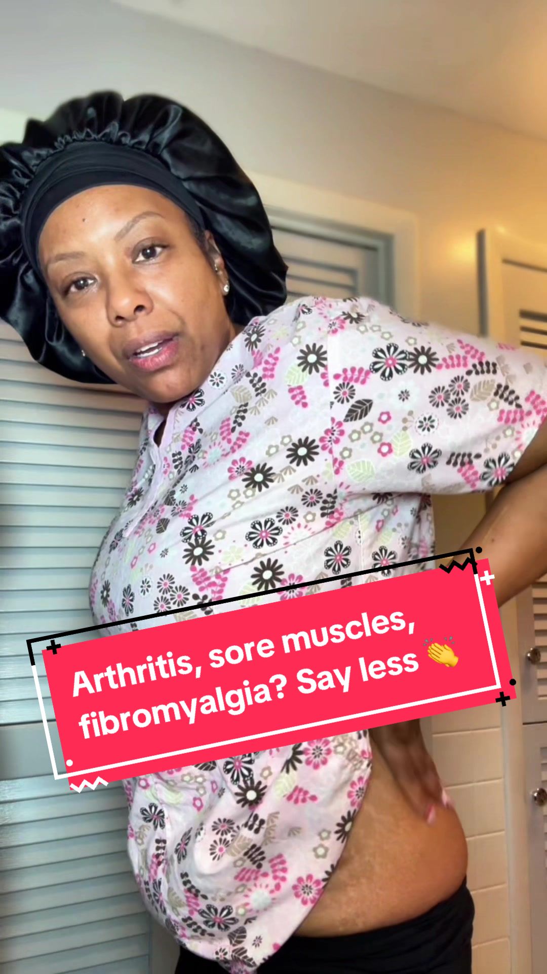 TikTok post by @glenny1974 for artnaturals. Caption reads: [...] relax my muscles while I’m working.....