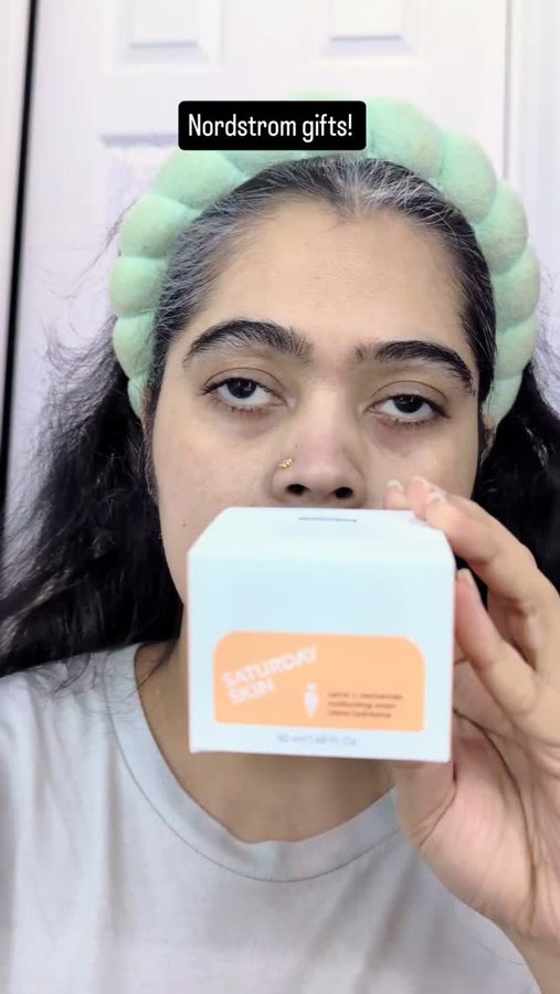 Instagram post by @magnoliaspruce for Saturday Skin. Caption reads: Last minute gifts from @saturday_skin ! 💝

gifted....