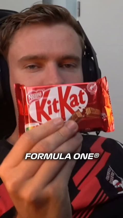 Instagram post by @jarnoopmeer for KITKAT. Caption reads: #AD Join me and KitKat® on the Road to Zandvoort....