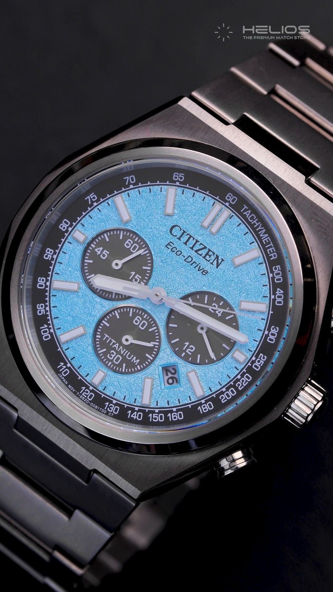 Instagram post by an influencer for Citizen Watches India. Caption reads: From the land of the rising sun emerges a....