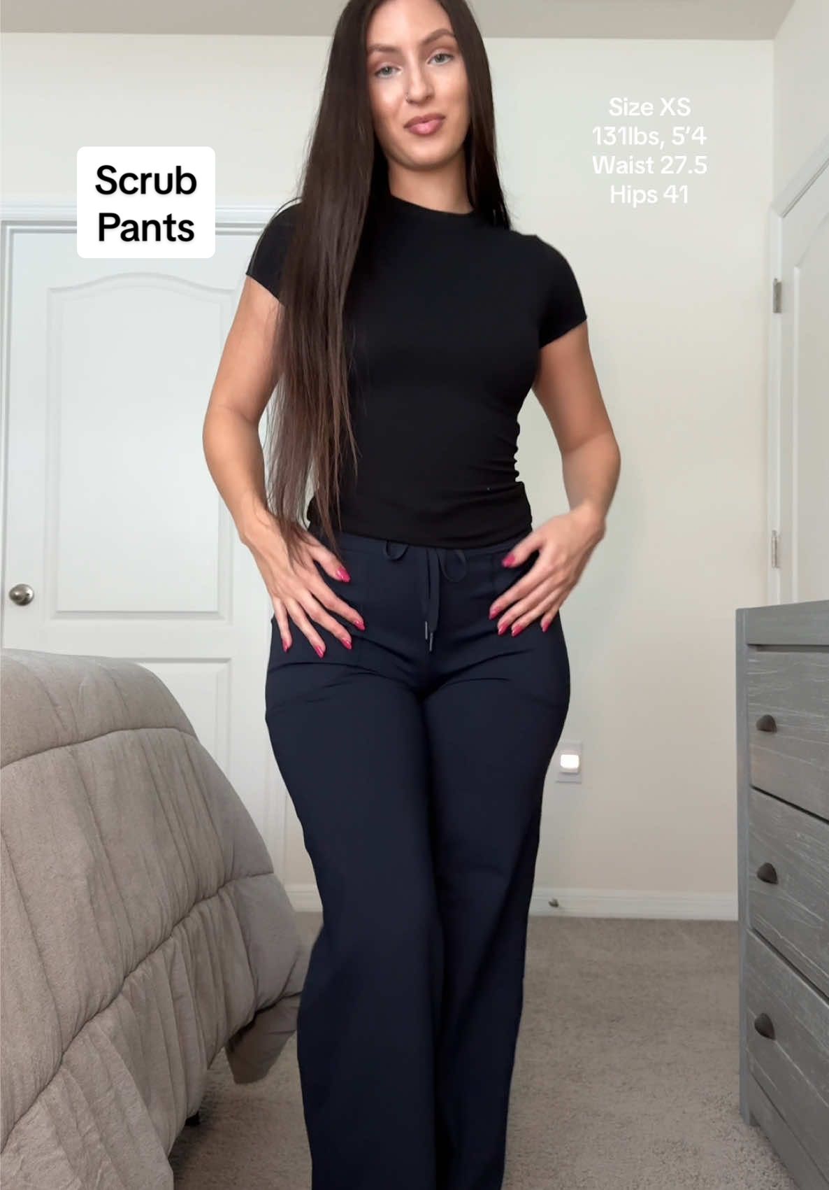 TikTok post by @macwatfit for G4Free. Caption reads: [...] drawstring pants but elevated 🤩🤌🏻 @G4Free....