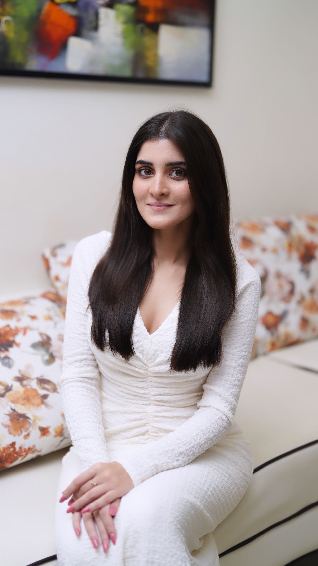 Instagram post by @navika_kotia for TRESemmé. Caption reads: My hair secret’s out! 💁‍♀️✨ I’m obsessed with....