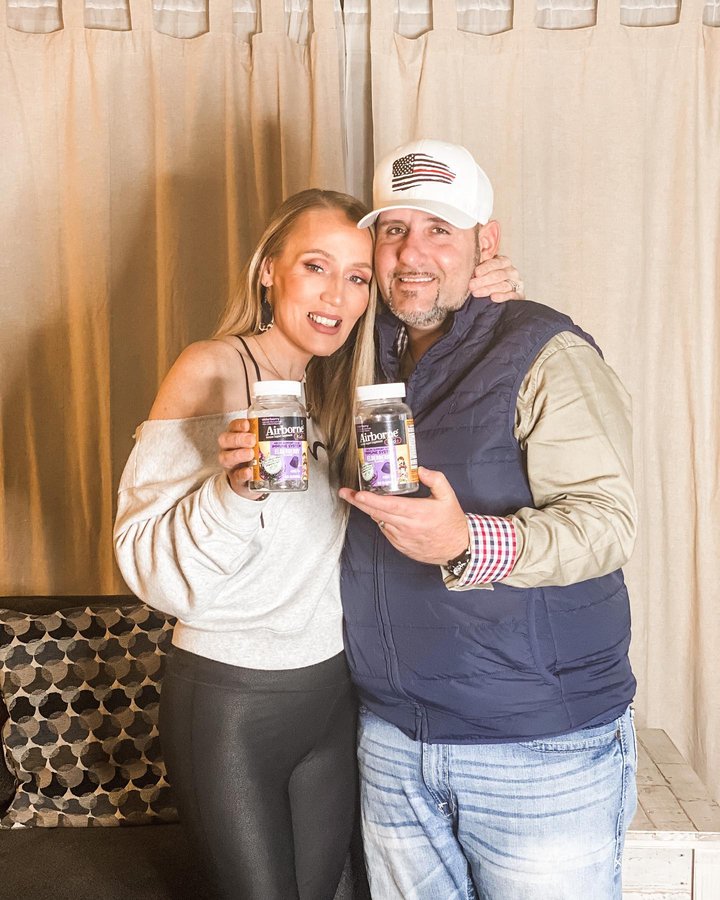 Instagram post by @jamiembeautyartistry for Airborne. Caption reads: Let me tell you how grateful that I am for this....