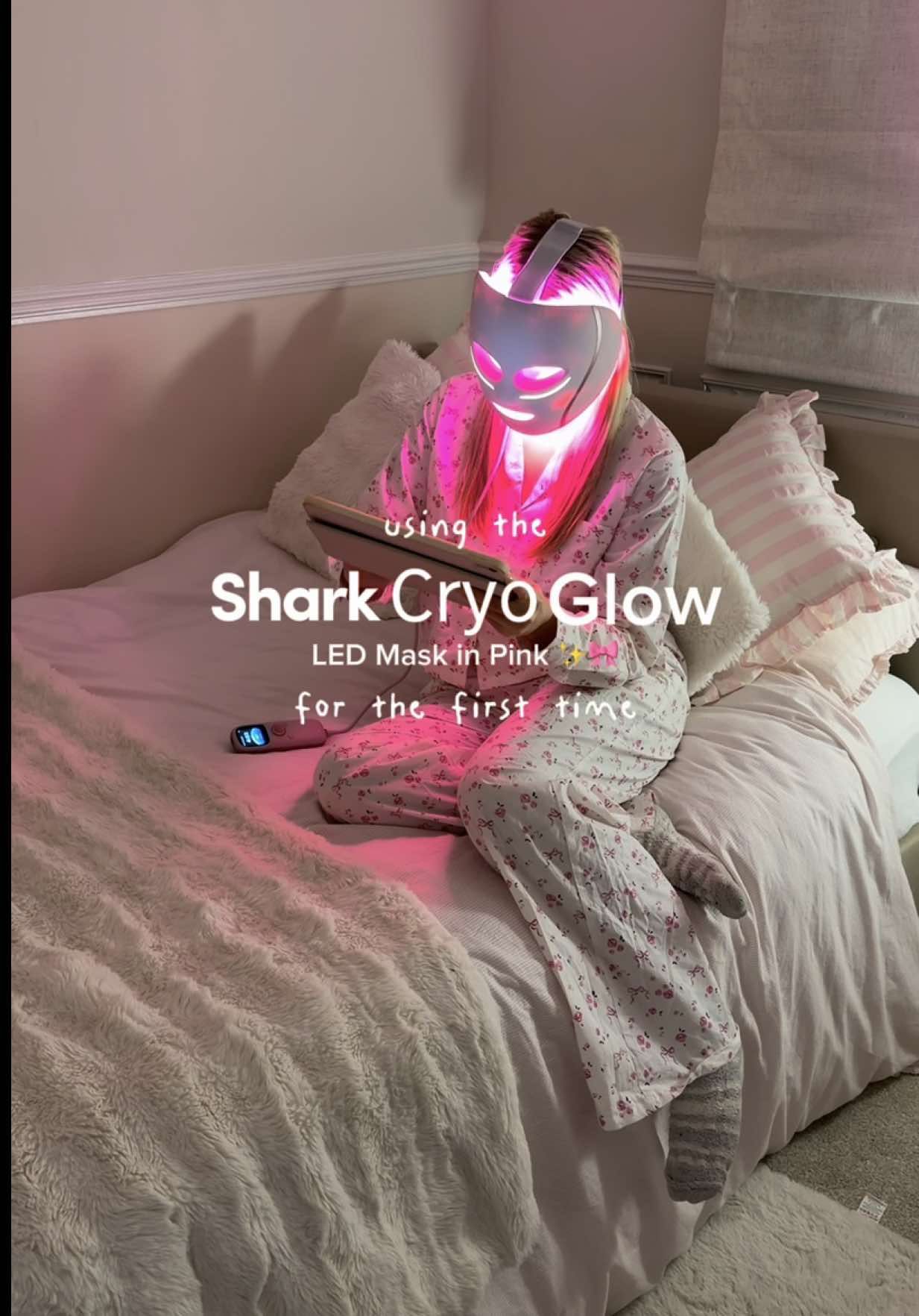 TikTok post by @livlucie.xo for Shark Beauty. Caption reads: Replying to @Naomi Martin using my new @Shark....