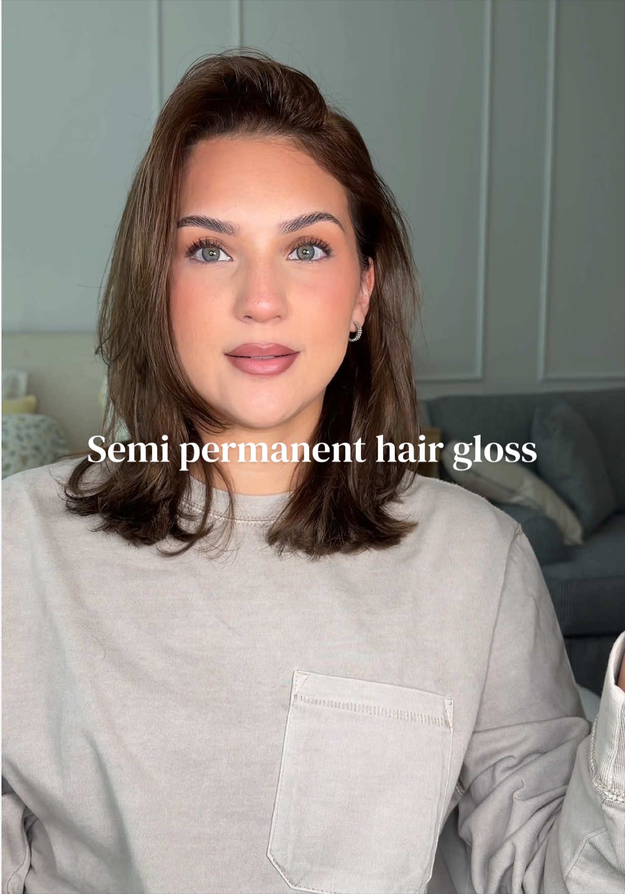 TikTok post by @alexapbeauty for dpHUE. Caption reads: Brown hair color touch up using @dpHUE hair....