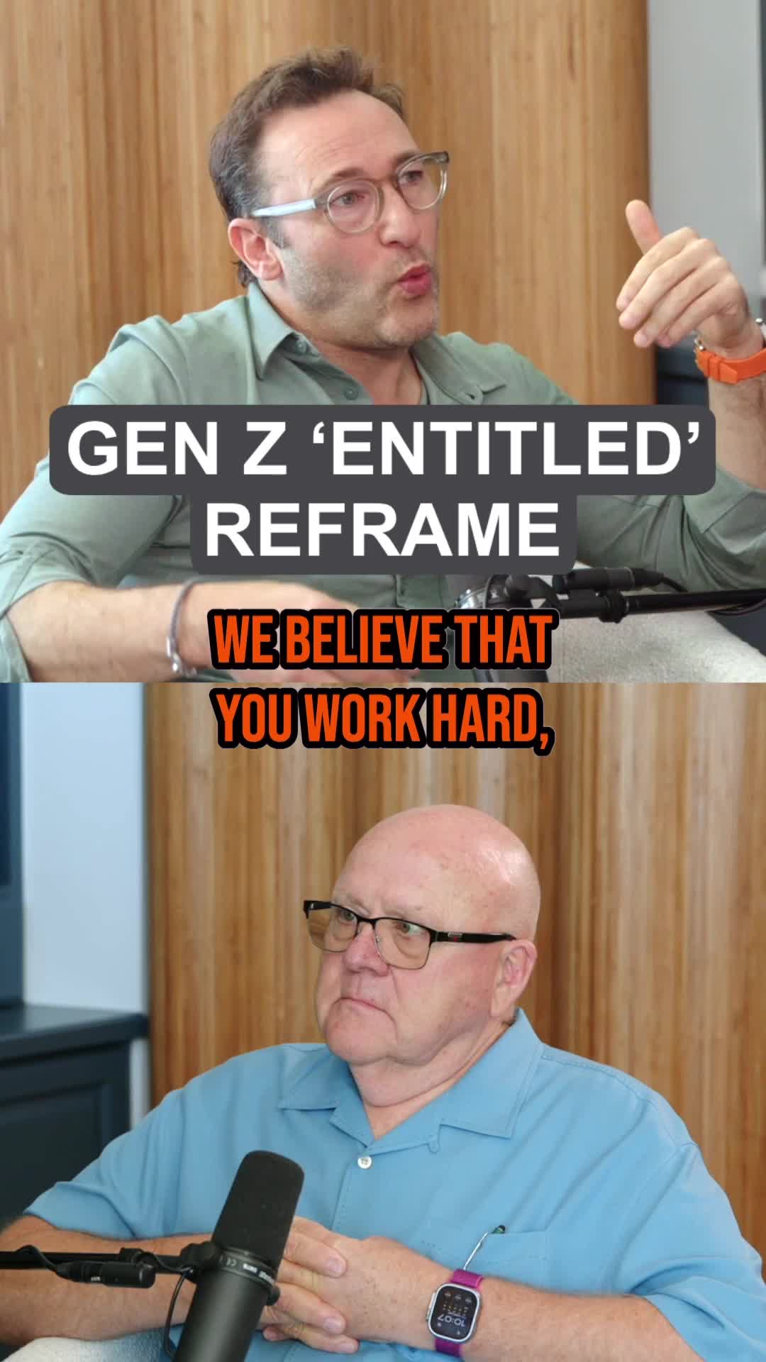 TikTok post by @simonsinek for Porsche USA. Caption reads: Older generations were raised in a culture where....