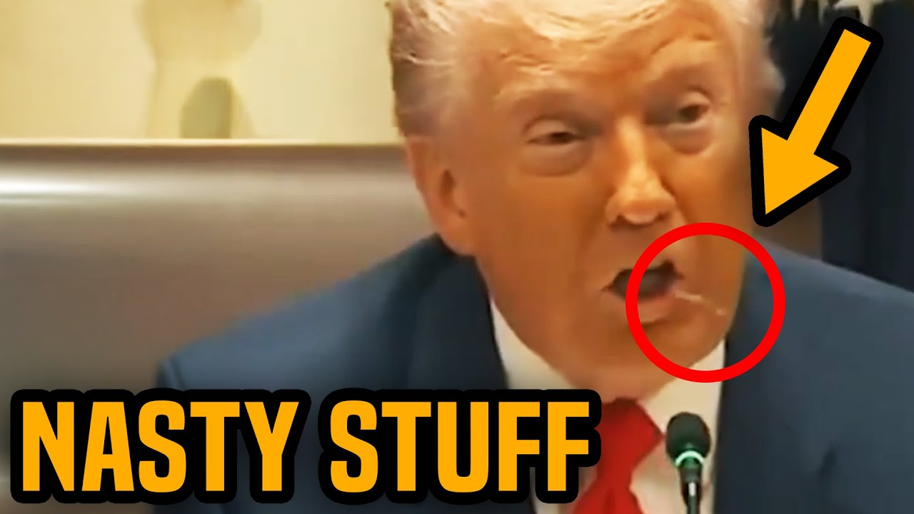 YouTube post by @thedavidpakmanshow for Helix Sleep. Caption reads: Trump fires tonsil stone while lying....