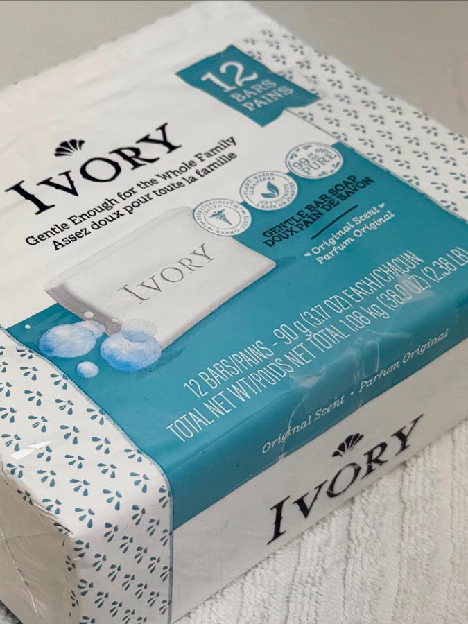 Instagram post by @susan_cook_82 for Ivory Soap. Caption reads: Complimentary from @influenster and @ivorysoap 🫧....
