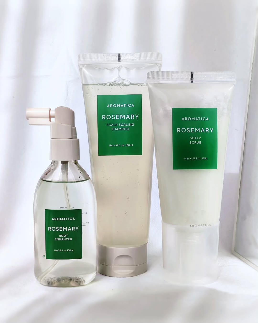Instagram post by @panaya811 for AROMATICA JAPAN. Caption reads: アロマティカでベストセラーのヘアケアセット！

Rosemary....