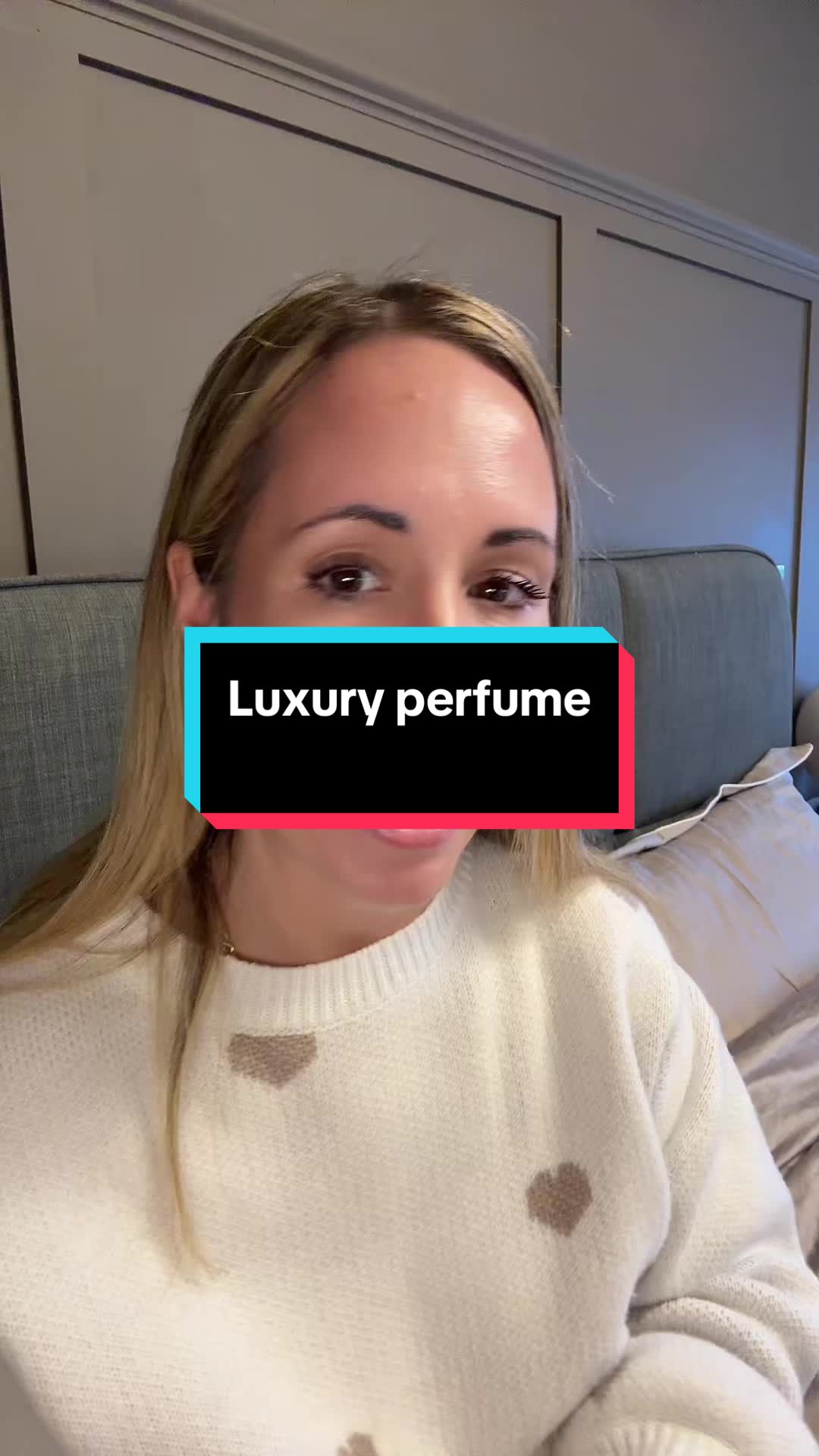TikTok post by @nicolabattyofficial for Dialect Södertälje. Caption reads: £27 for a luxury perfume @DIALECT. This smells....