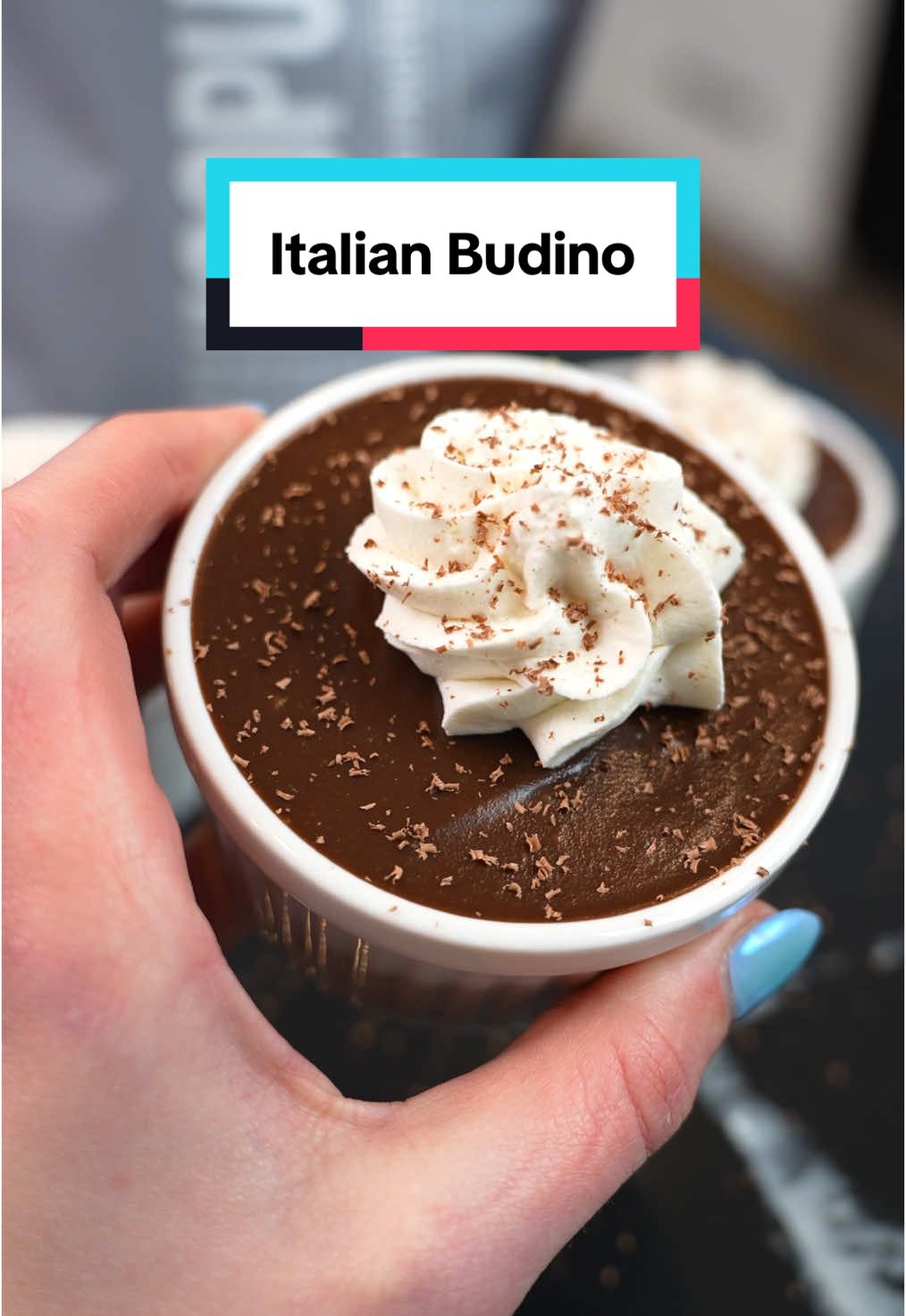 TikTok post by @kellyscleankitchen for Isopure. Caption reads: [...] set pudding. I even incorporate @Isopure....