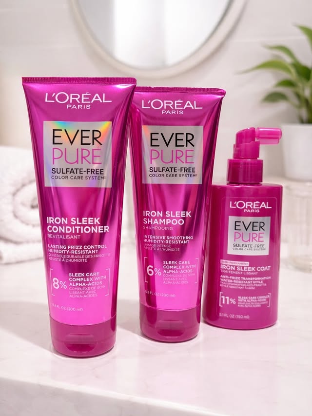 Instagram post by an influencer for L'Oréal Paris. Caption reads: Haircare I’m excited to try ✨ Just got my hands on....