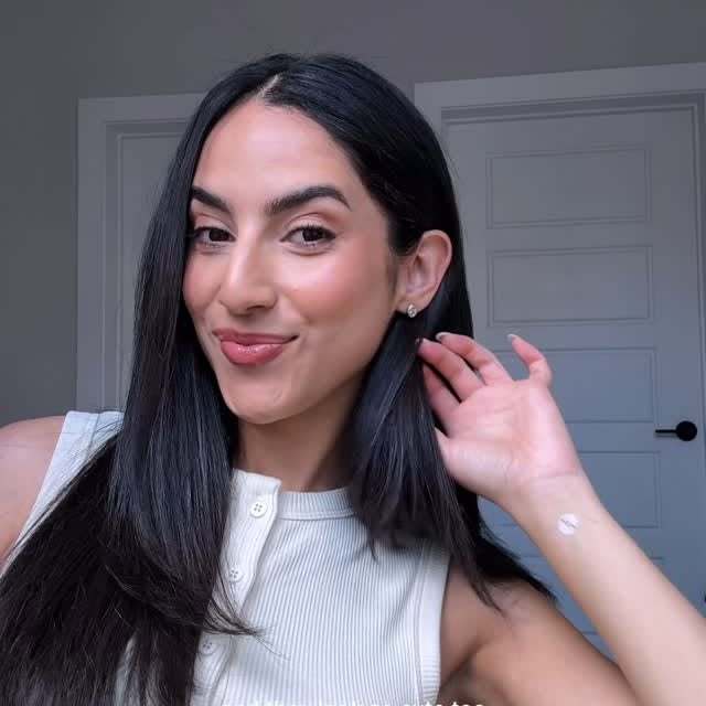 Instagram post by @alondrapriscilla for Barrière. Caption reads: [...] my vitamins era @mybarriere 🍒✨☁️
Barrière....