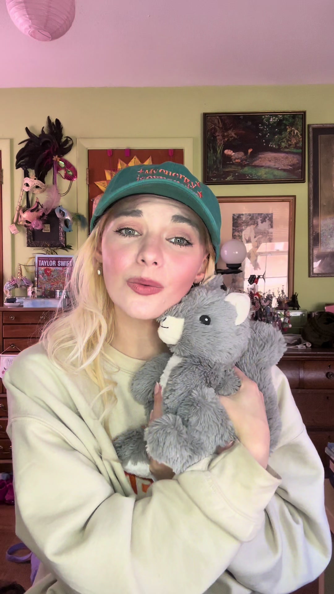 TikTok post by @princesskeilee for Warmies. Caption reads: [...] girl story time about my pet squirrel!....