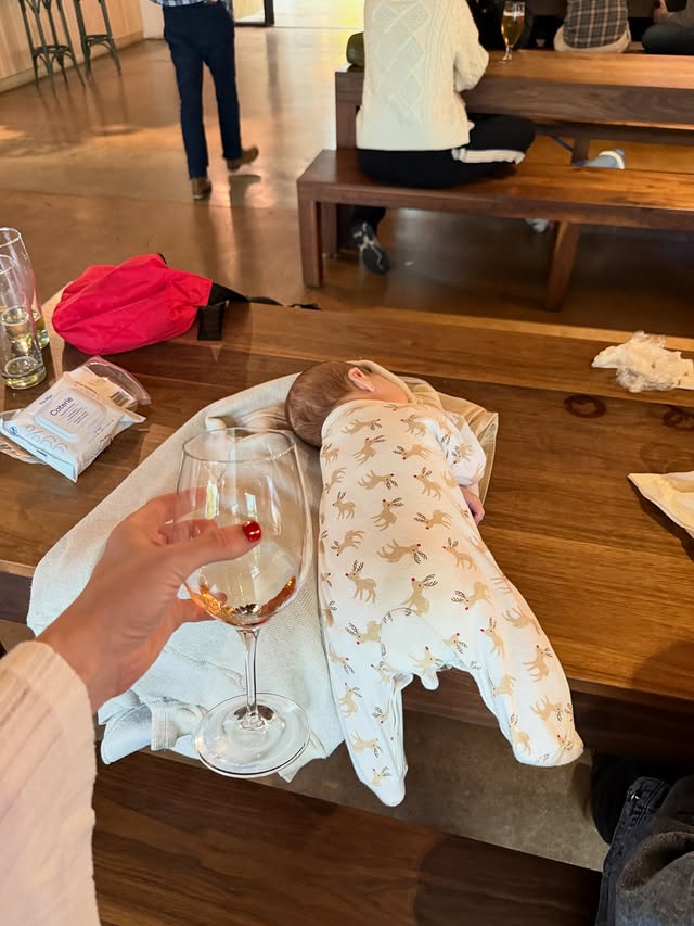 Instagram post by @lilybchapman for Coterie. Caption reads: T’was the night before Christmas and all through....