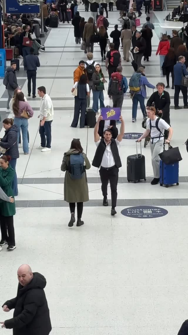 Instagram post by @itsadamlyons for Takis. Caption reads: AD | Takis kept creeping up on me so I finally....