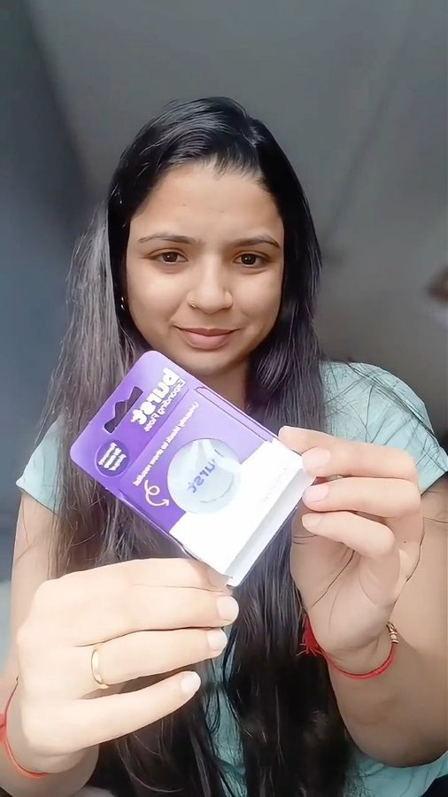 Instagram post by @ugc_with_ridy for Burst Oral Care. Caption reads: [...] from  @thebeautybuddyapp and @burstoralcare....