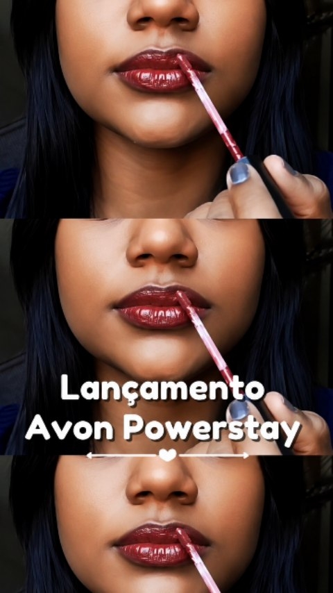 Instagram post by @nayaradias_ofc for Home Tester Club. Caption reads: @avonbrasil @hometesterclubbr #AvonPowerStayHTC e....