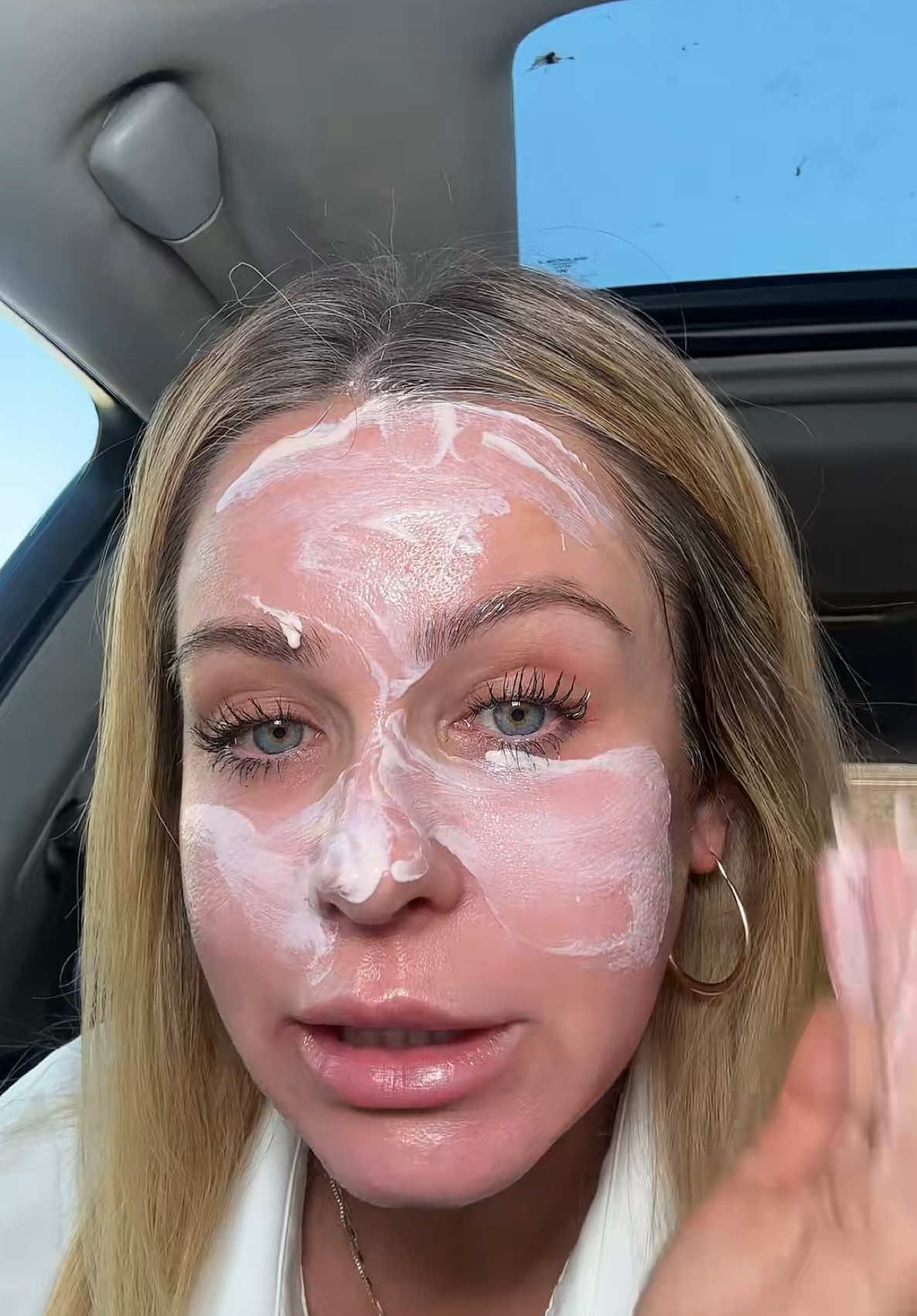 TikTok post by @iamliz917 for Prequel Skin. Caption reads: [...] #MineralSunscreen #PrequelSkin #SPFOver40....