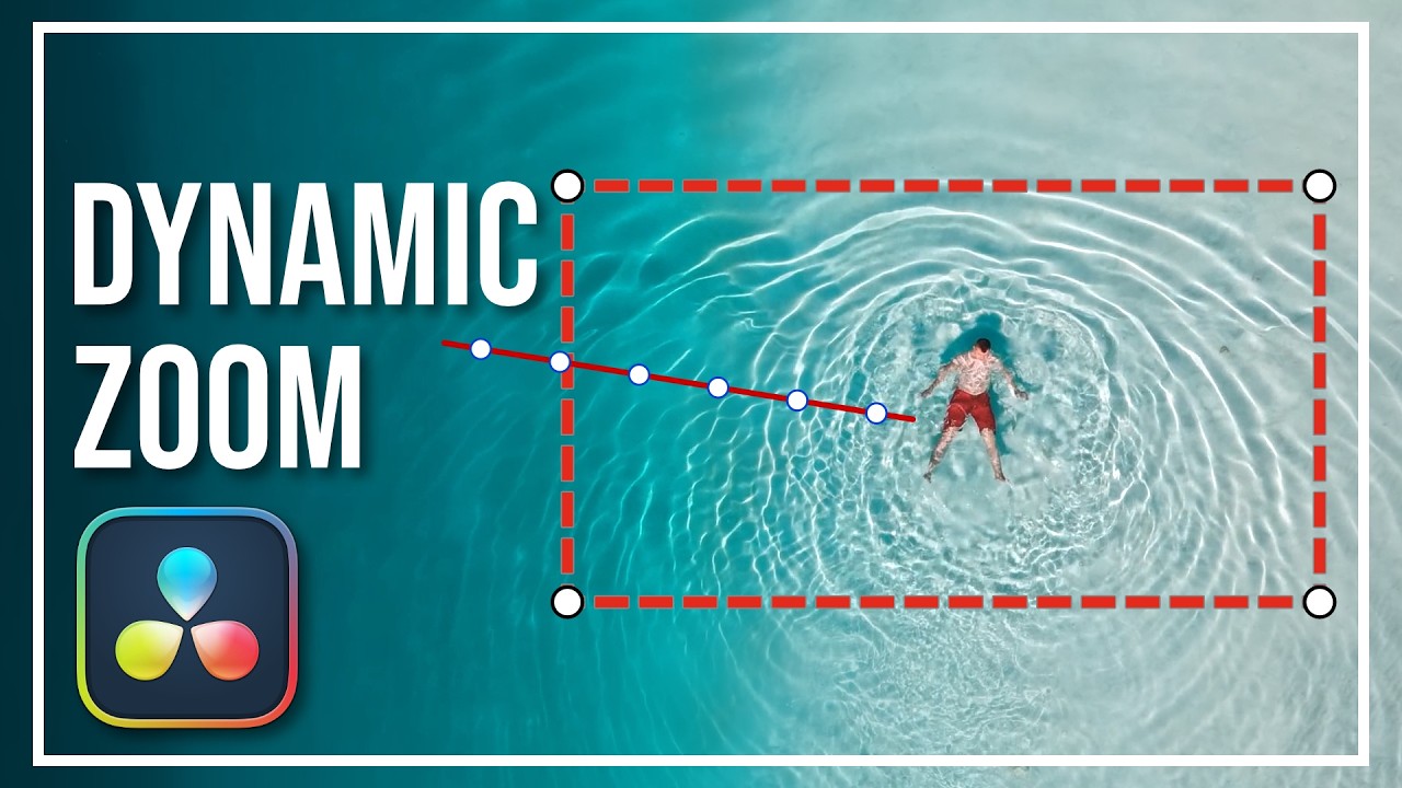 YouTube post by @schulungfurdich for Udemy. Caption reads: Camera movement WITHOUT keyframes: Dynamic Zoom -....