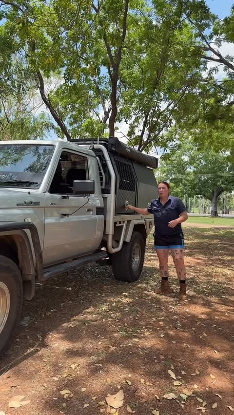 Instagram post by @enerdrive_australia for Dometic. Caption reads: [...] music festivals effortless....