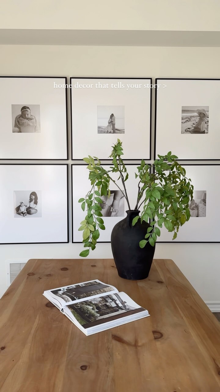 Instagram post by @kaytco_ for Frame It Easy. Caption reads: gallery frames are not only an easy way to....
