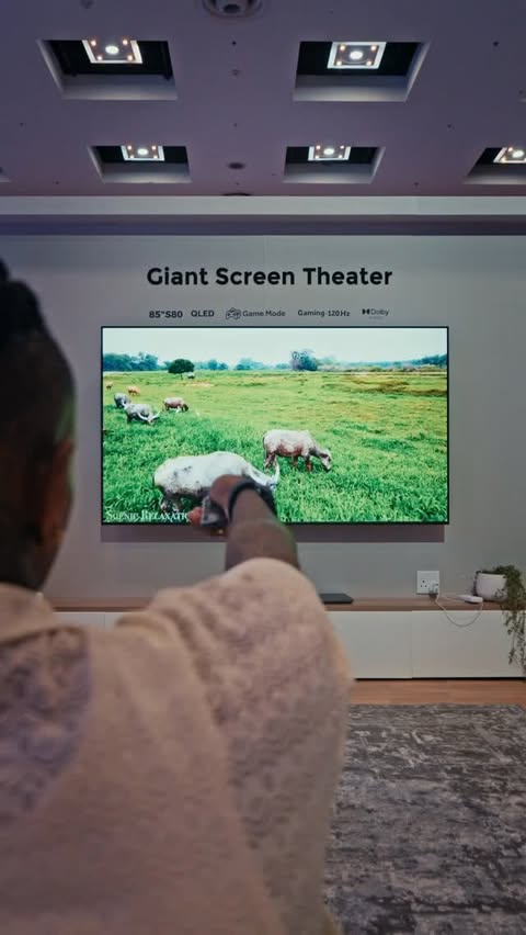 Instagram post by @tebogomahange for Haier. Caption reads: #AD | Spend the day with me at the @haier_za....