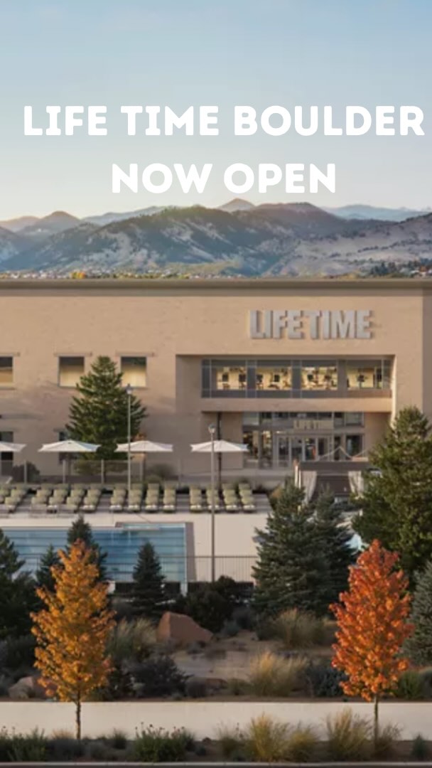 Instagram post by @nakeddenver for Life Time. Caption reads: 1821 30th Street | Life Time Boulder 

The wait is....
