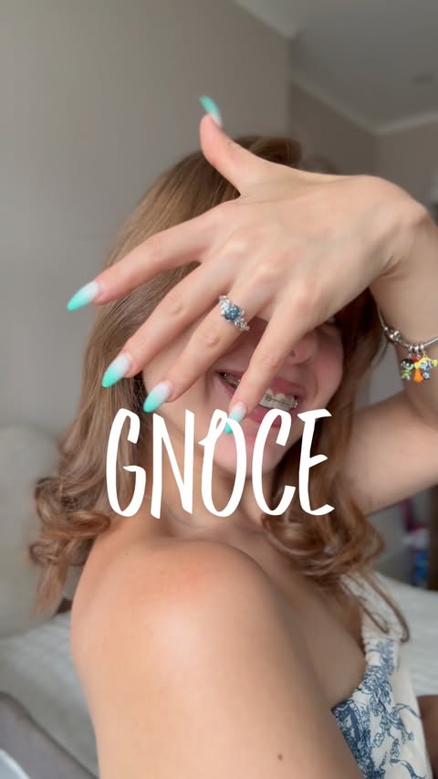 Instagram post by @karkashadzenii for Gnoce Jewelry. Caption reads: [...] @gnoce_deutschland #Gnoce #GnoceJewelry....