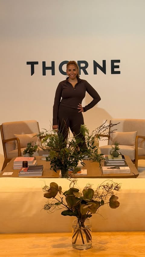 Instagram post by @whatsupwith_mj for Thorne. Caption reads: [...] any real support until now. I visited....