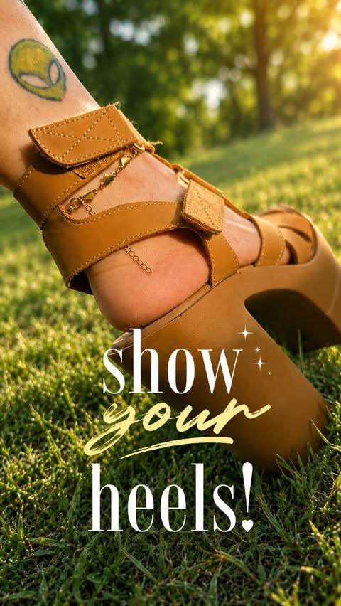 Instagram post by @narci.sistah for Baren. Caption reads: [...] your heels ☀️👠 Let’s discover the new....