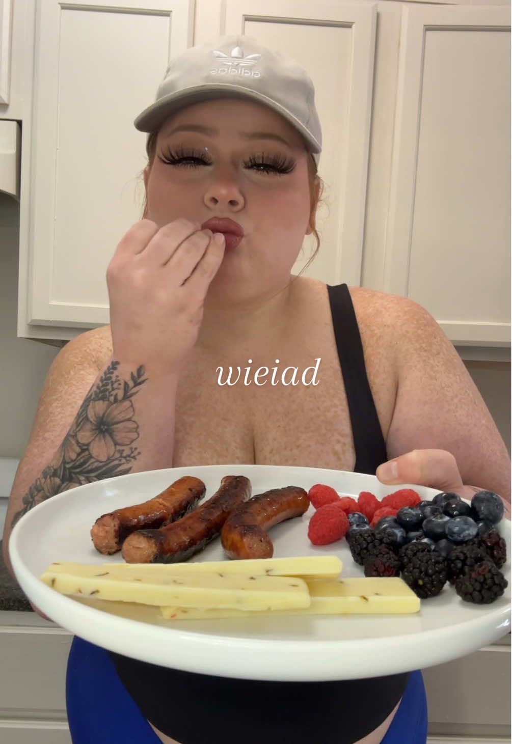 TikTok post by @glamwithstella for Join Amble. Caption reads: So yummy! Thank you to @Join Amble for helping me....