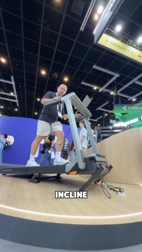 Instagram post by @developeradam for WalkingPad. Caption reads: I went to check out the new G5i foldable treadmill....