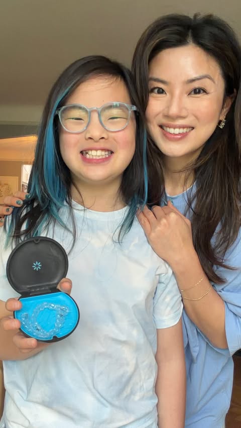 Instagram post by @janeparkang for Invisalign. Caption reads: #ad We chose @Invisalign because finding an....