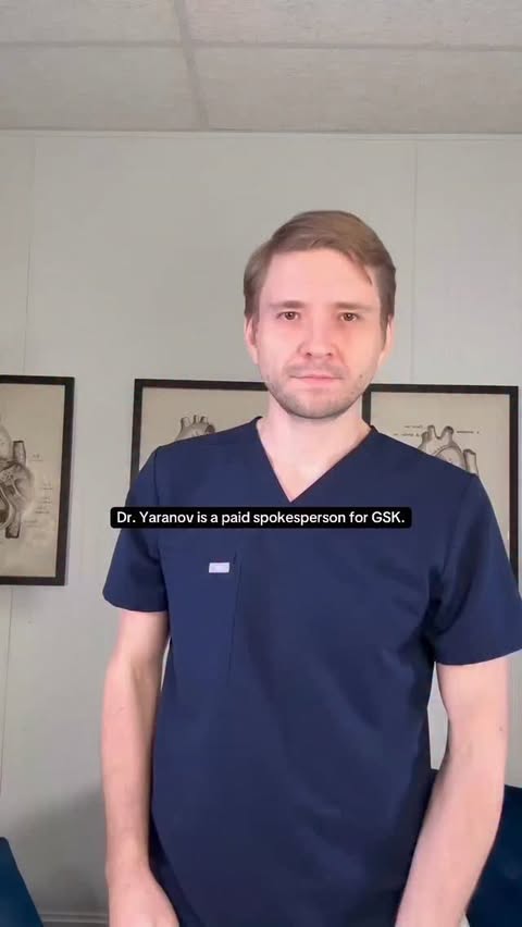 Instagram post by @heart_transplant_doc for GSK. Caption reads: #SponsoredByGSK As specialists, we play a key role....